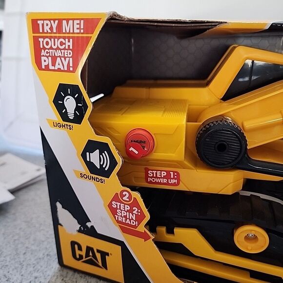 CATERPILLAR Power Haulers Excavator-Motion Drive Light & Sound-New In Box-Age 3+ - Picture 2 of 5